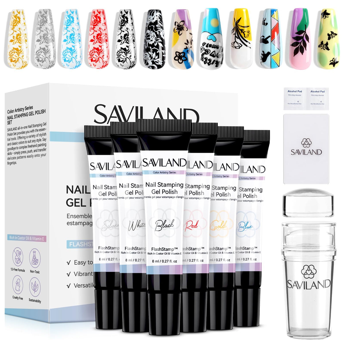SAVILAND Nail Art Stamping Product