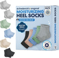 Dr. Frederick's Original Moisturizing Heel Socks, 6 Pairs, Open-Toe Gel Design