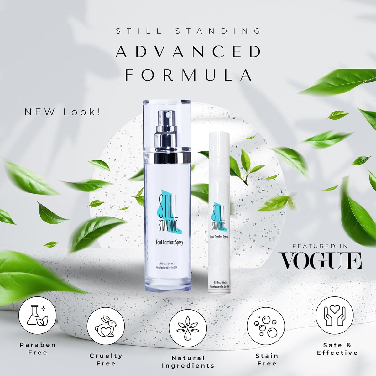 Still Standing Advance Formula Cooling Foot Comfort Spray
