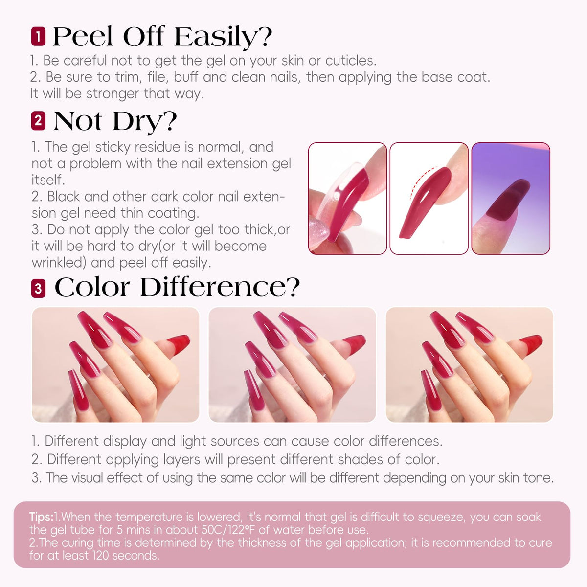 COSCELIA Poly Nail Gel Extension Kit