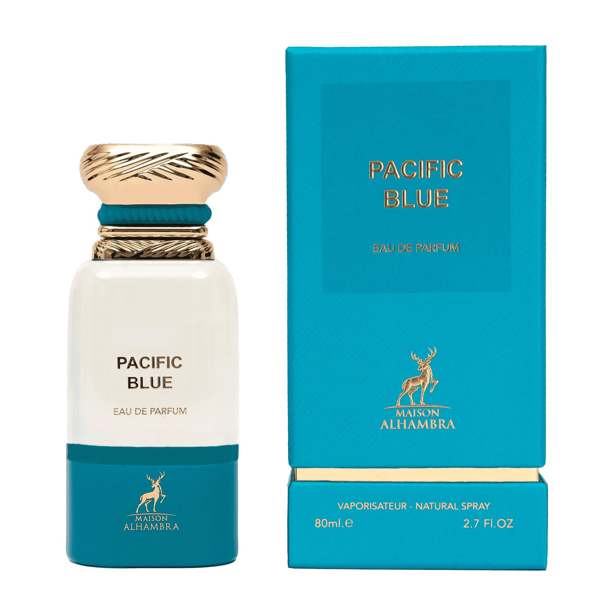Maison Alhambra Pacific Blue Unisex Eau de Parfum, 2.7 Fl Oz