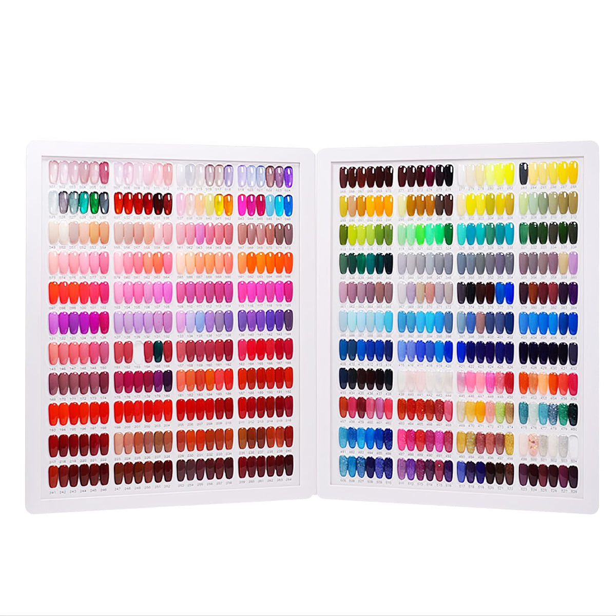 Acycoin2A Extra Large Acrylic Nail Polish Display Book with 528 Slots