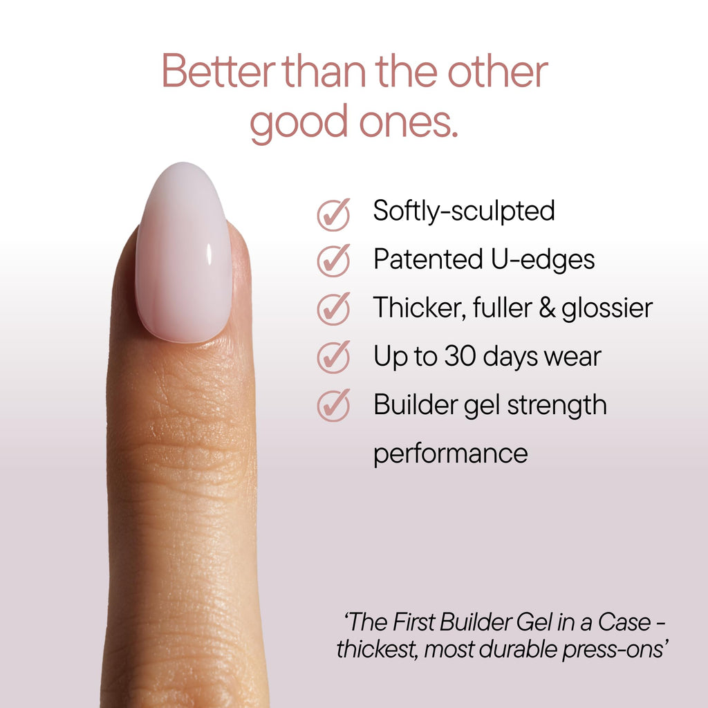 Celebritips Salon U-ltimate Reusable Short Almond Press-On Nails
