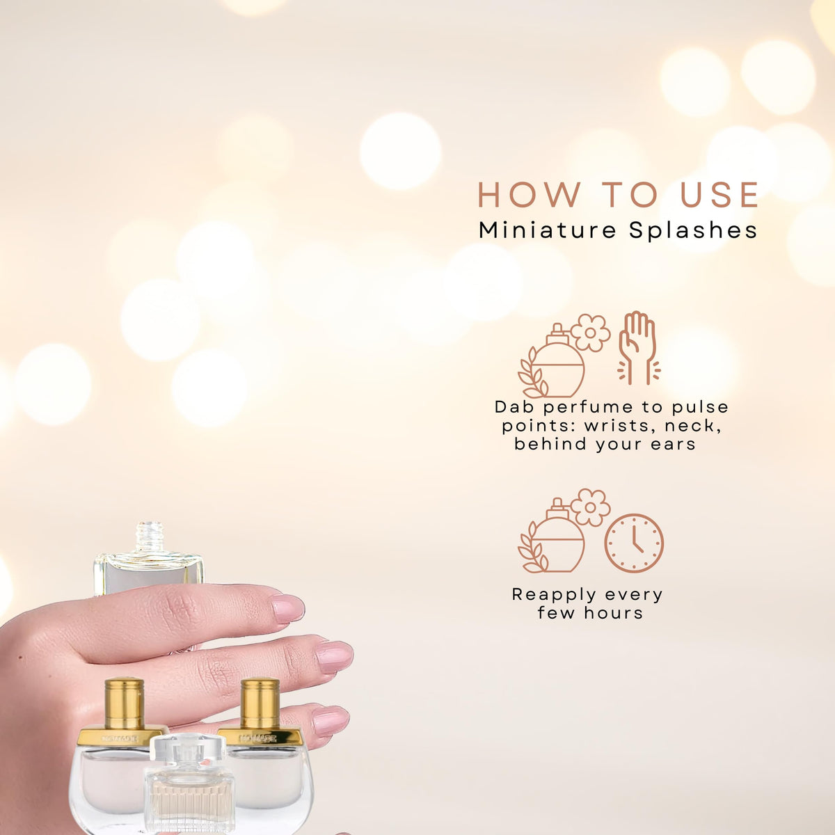 Chloé Perfume for Women Mini Variety Gift Set, 4-Piece Splash Collection