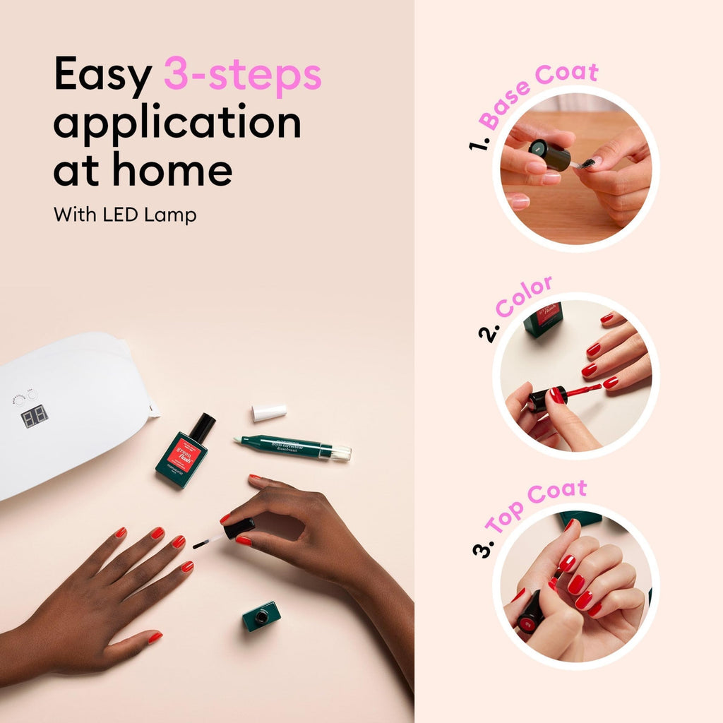 Manucurist Green Flash Gel Nail Polish Kit with 24W LED Lamp
