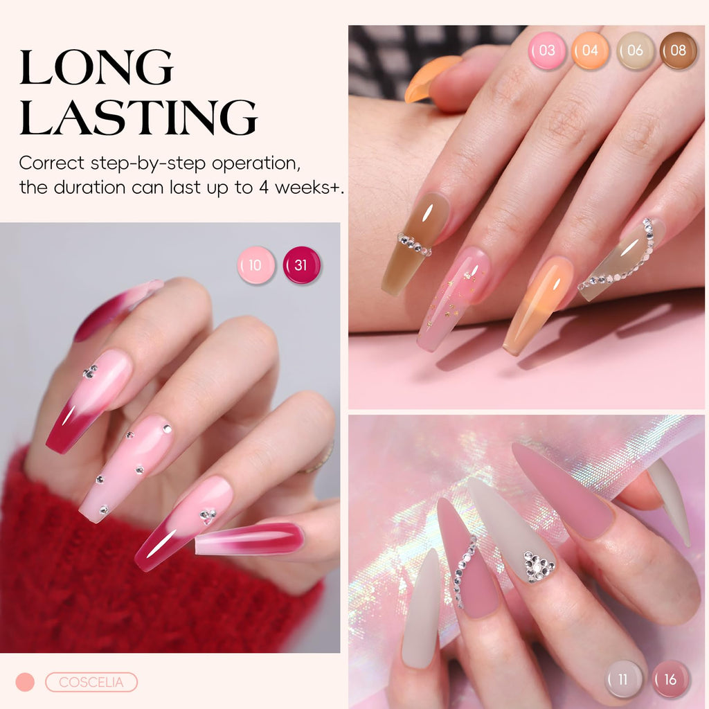 COSCELIA Poly Nail Gel Extension Kit