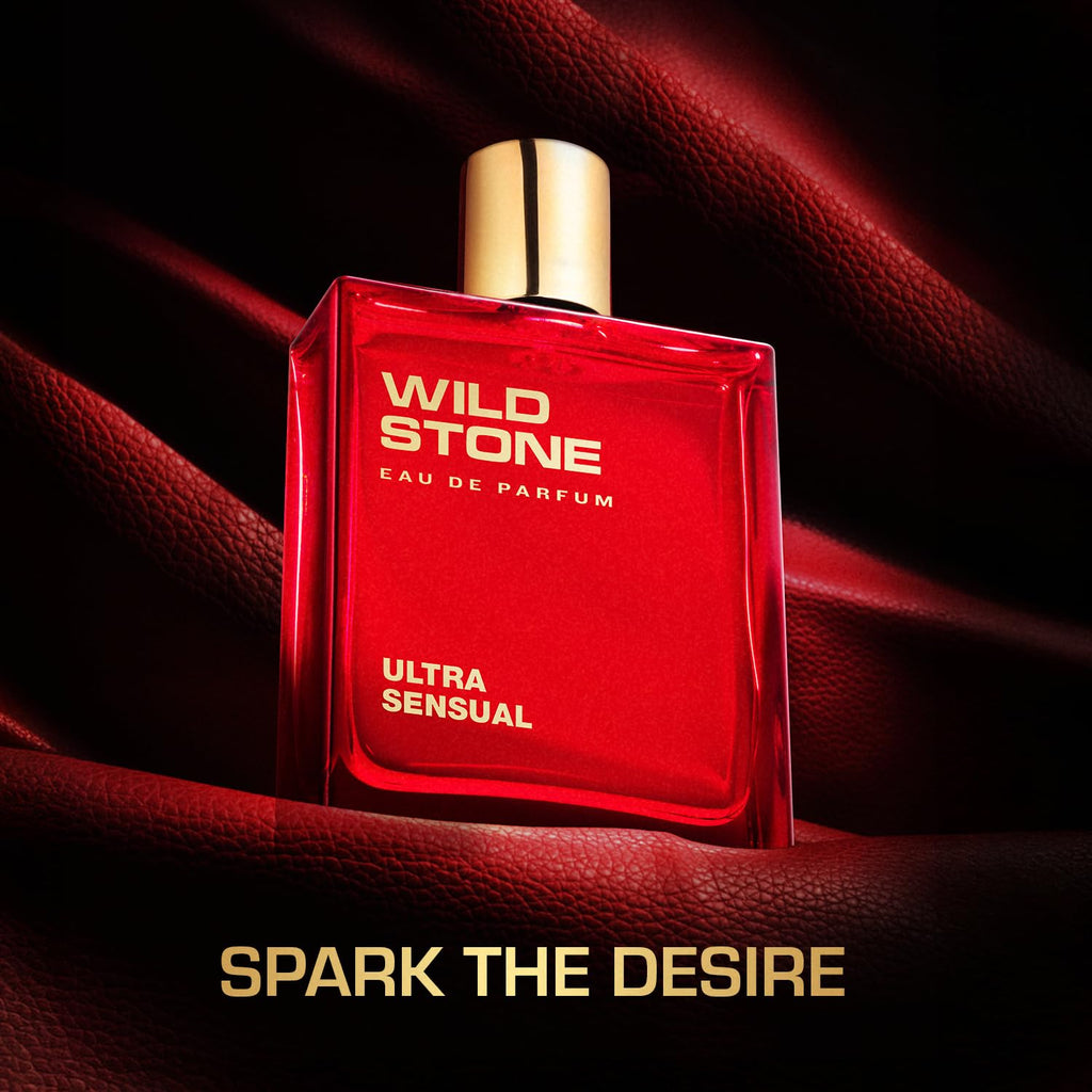 Wild Stone Ultra Sensual Eau De Parfum for Men, 3.38 oz / 100 ml