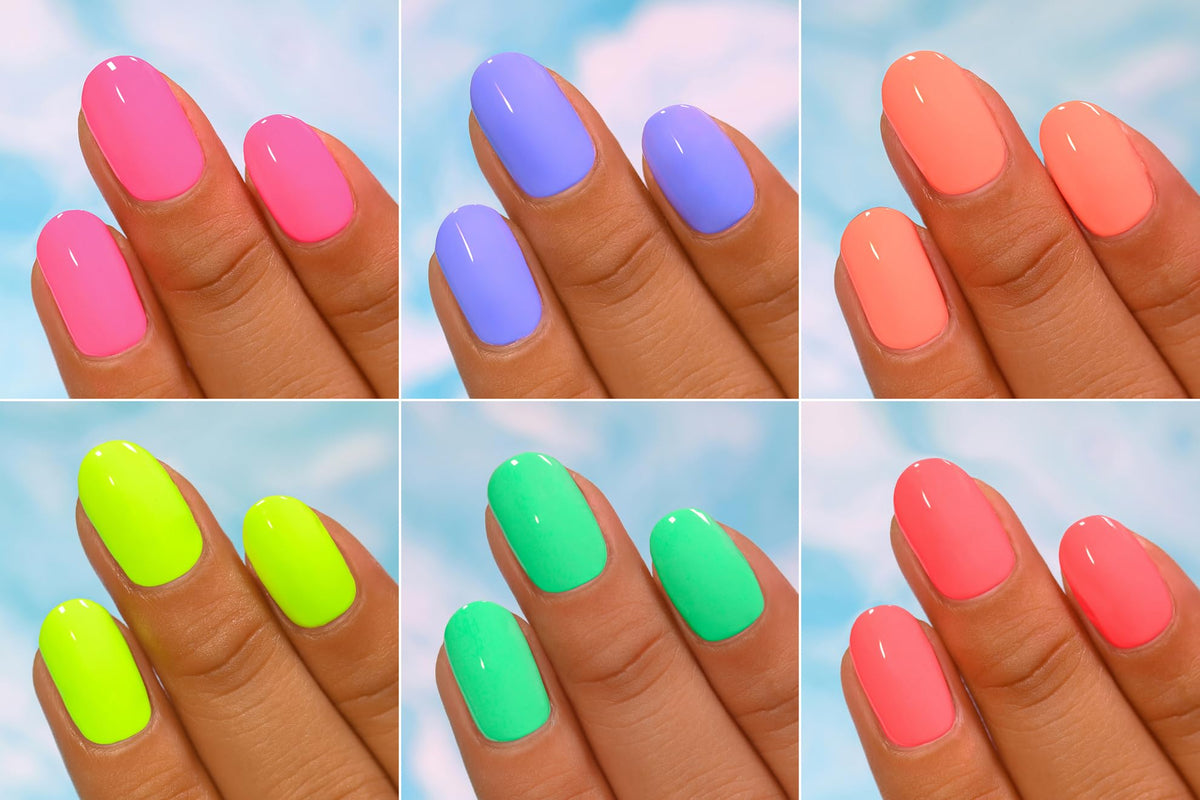 ILNP Poolside Collection Neon Summer Nail Polish Set