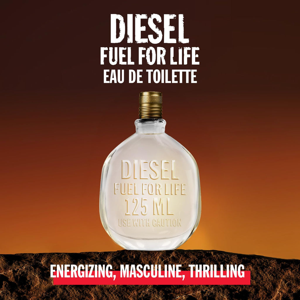 Diesel Fuel for Life Eau de Toilette for Men - Woody Ambery Fragrance