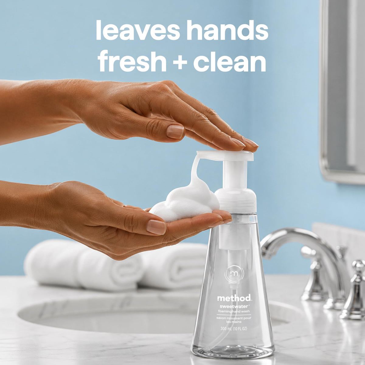 method Foaming Hand Wash Refill Sweet Water, 28 fl oz, 4 Pack