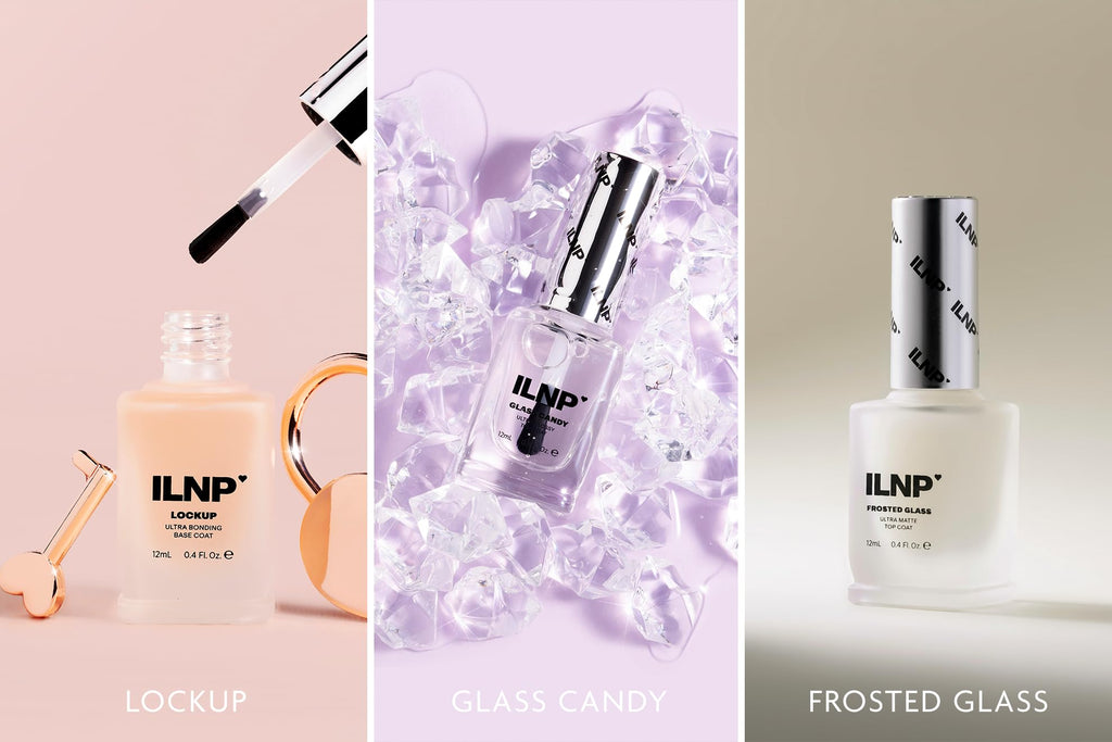 ILNP Essentials Bundle Base & Top Coat Nail Polish Trio