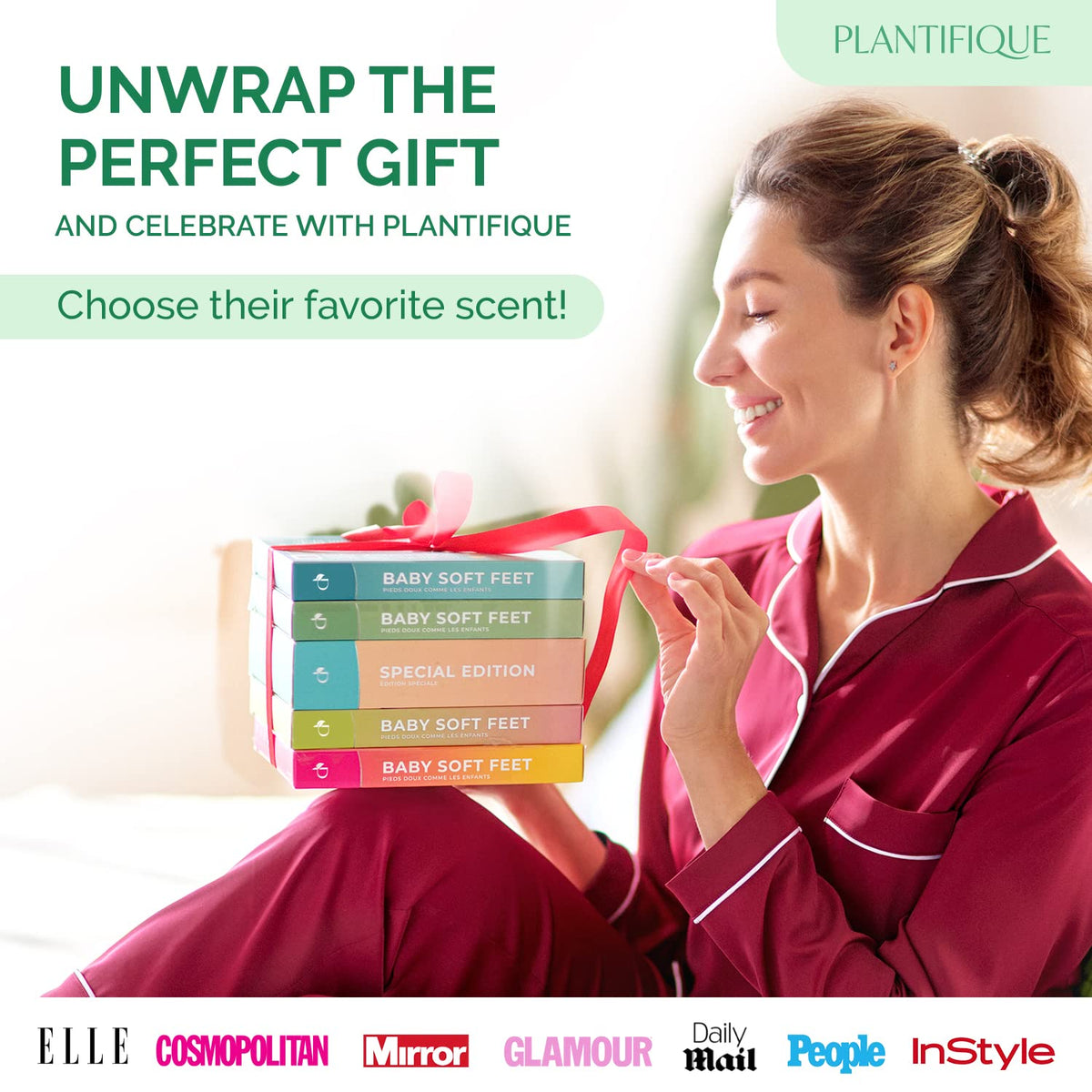 PLANTIFIQUE Foot Peeling Mask, Dermatologically Tested