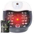 ECARBME Heated Foot Spa Bath Massager with Bubbles and Massage Rollers