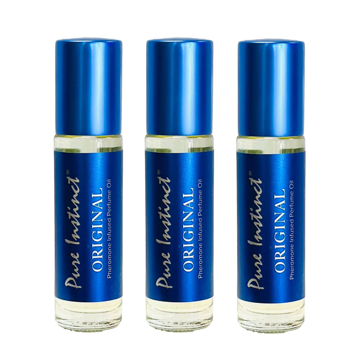 Pure Instinct Floral Pheromone Essential Oil Perfume Cologne 3-Pack