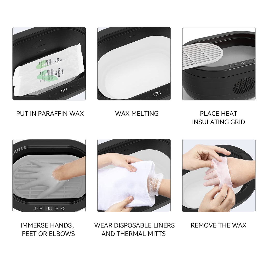 Unscented Paraffin Wax Refills for Hands and Feet, 12 Packs