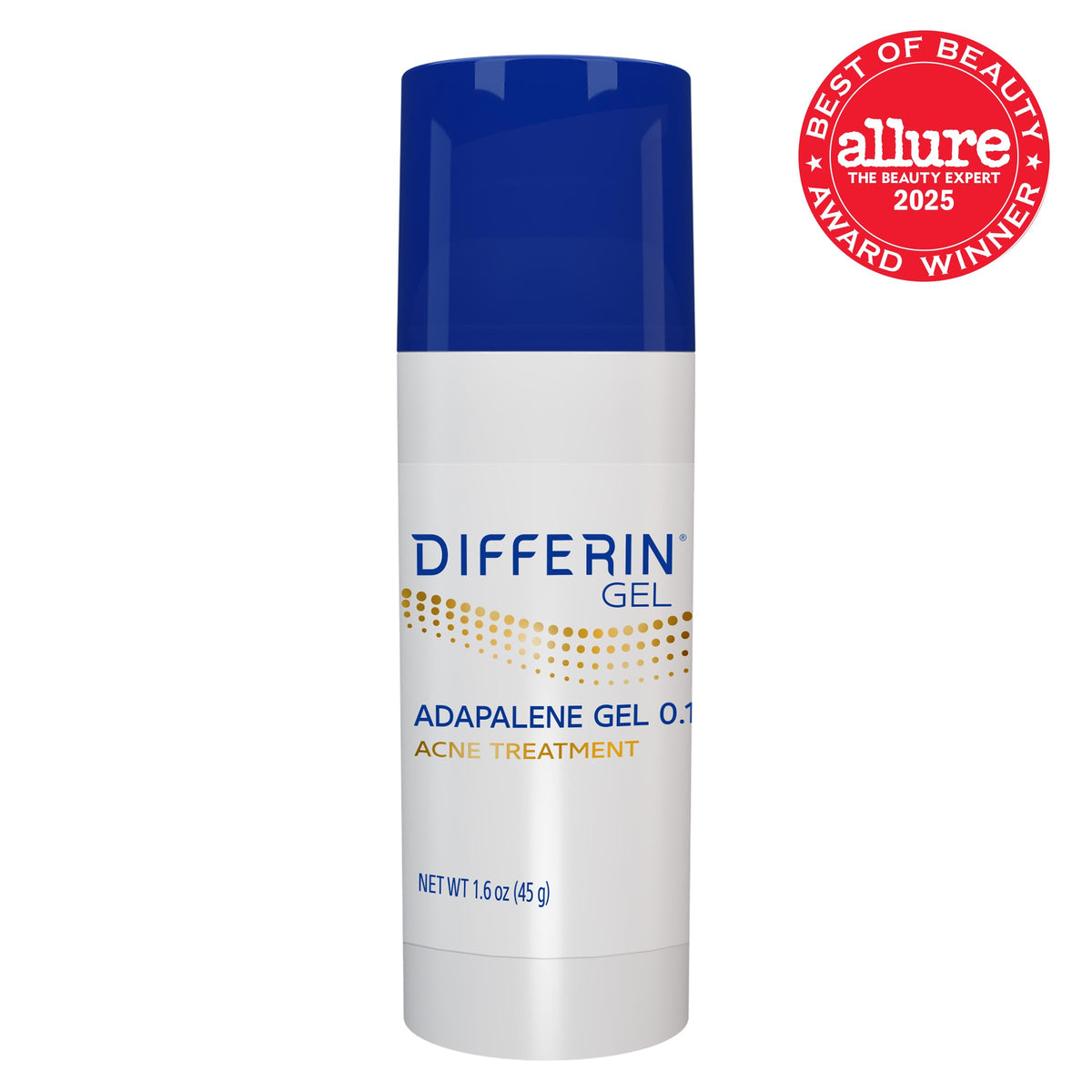 Differin Adapalene Acne Treatment Gel 0.1%, 45g Pump