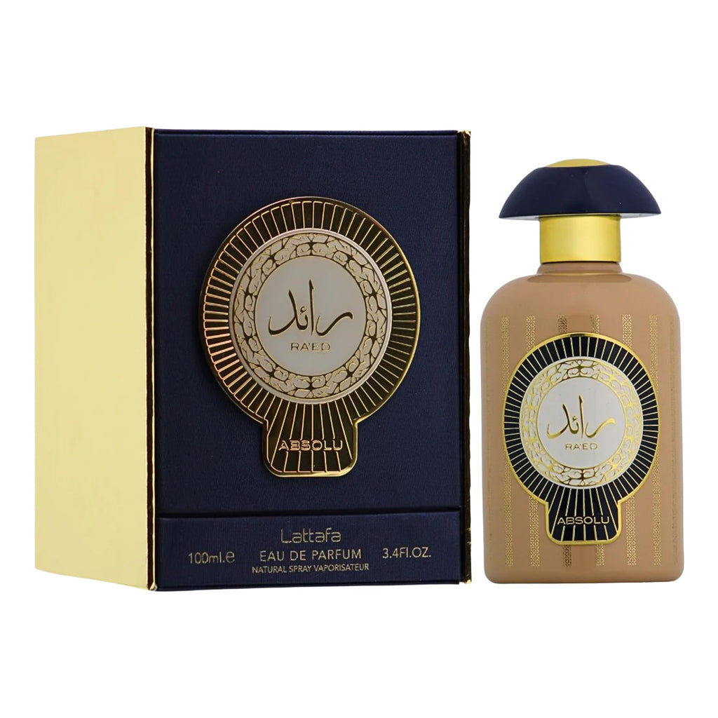 Lattafa Ra'ed Absolu Eau de Parfum Spray, Sweet Gourmand Woody Amber Fragrance, 100 ml