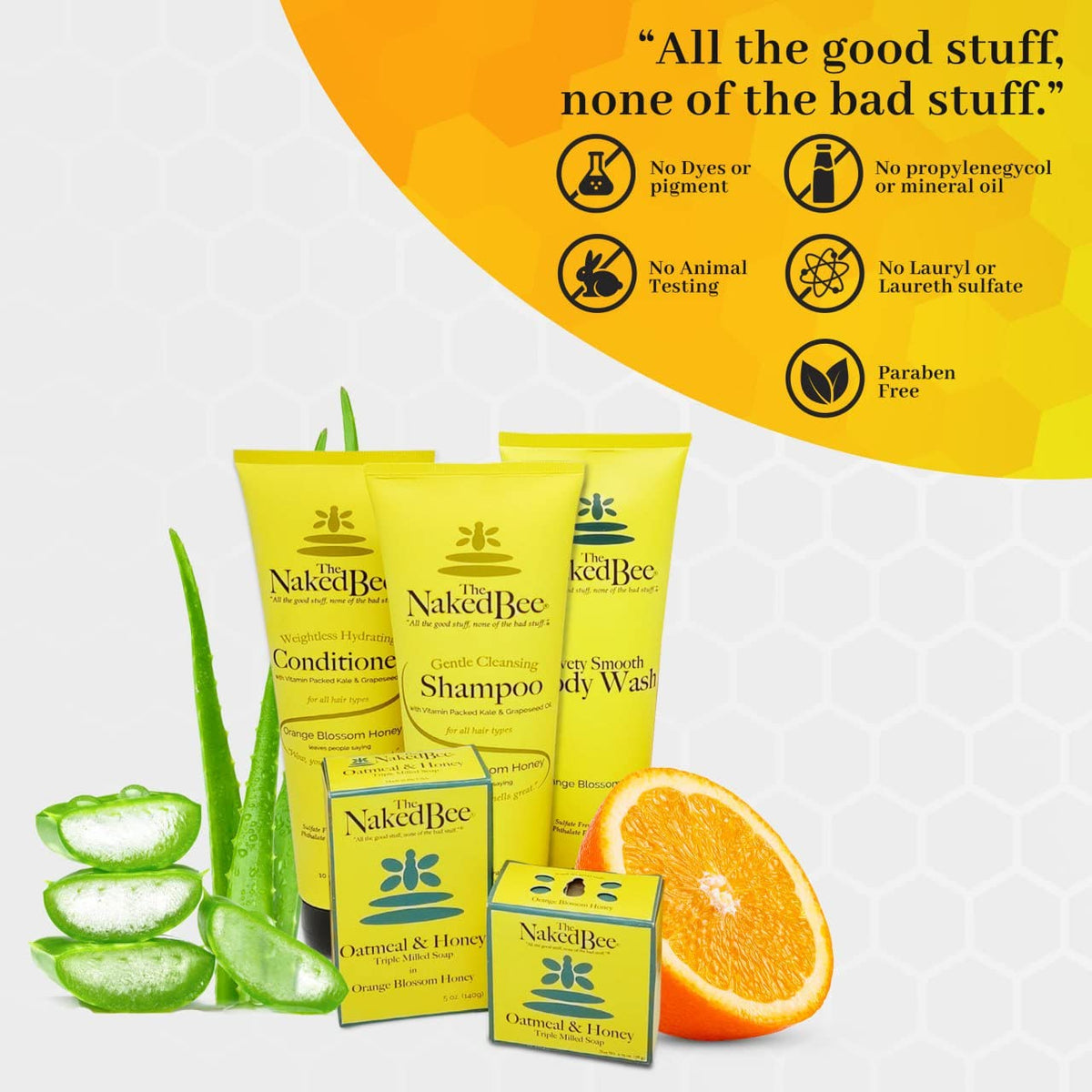 The Naked Bee Orange Blossom Honey Restoration Foot Balm