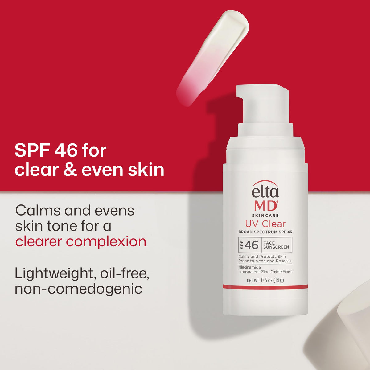 EltaMD UV Clear Face Sunscreen SPF 46, Oil-Free Broad Spectrum