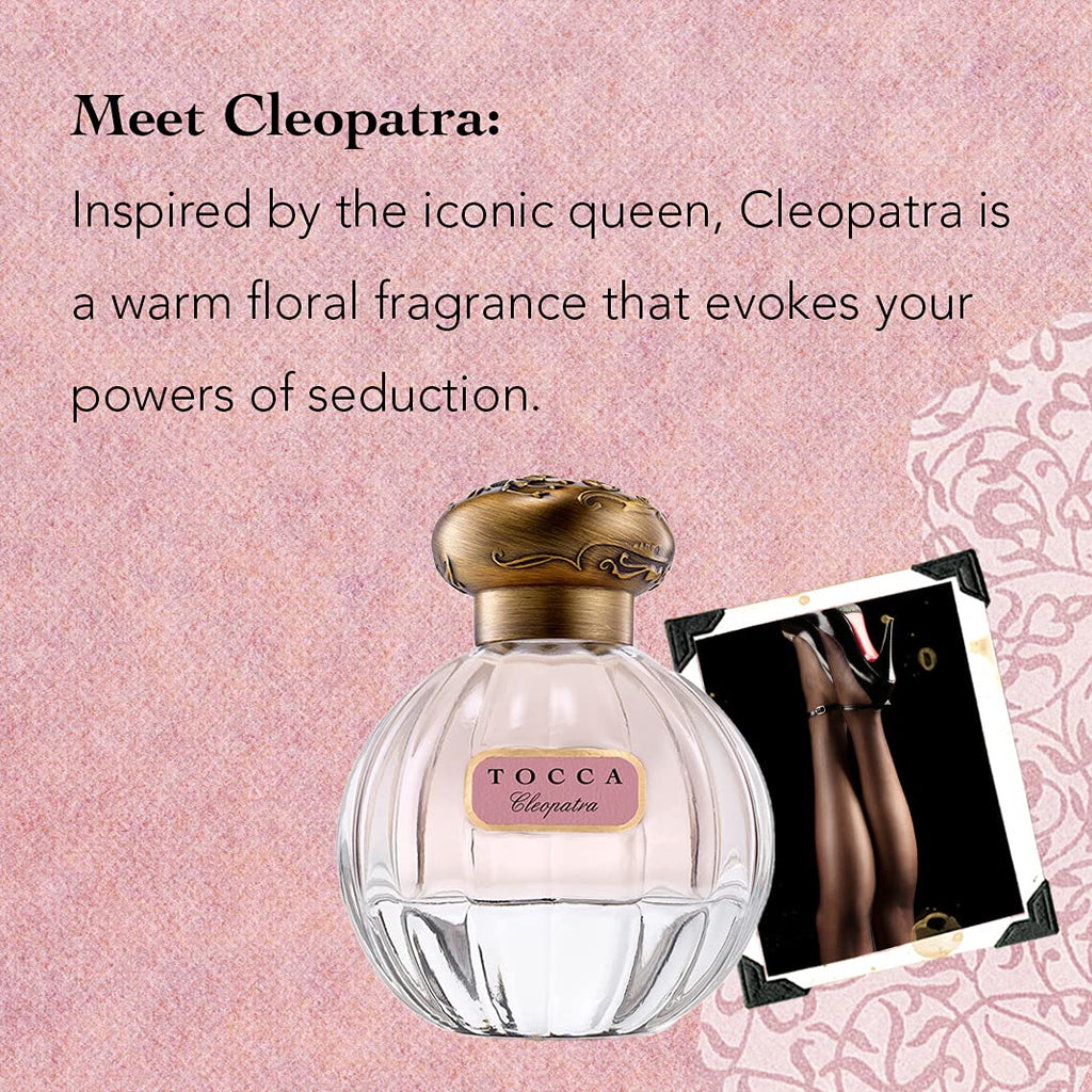 TOCCA Cleopatra Perfume for Women - Warm Floral Fragrance Spray