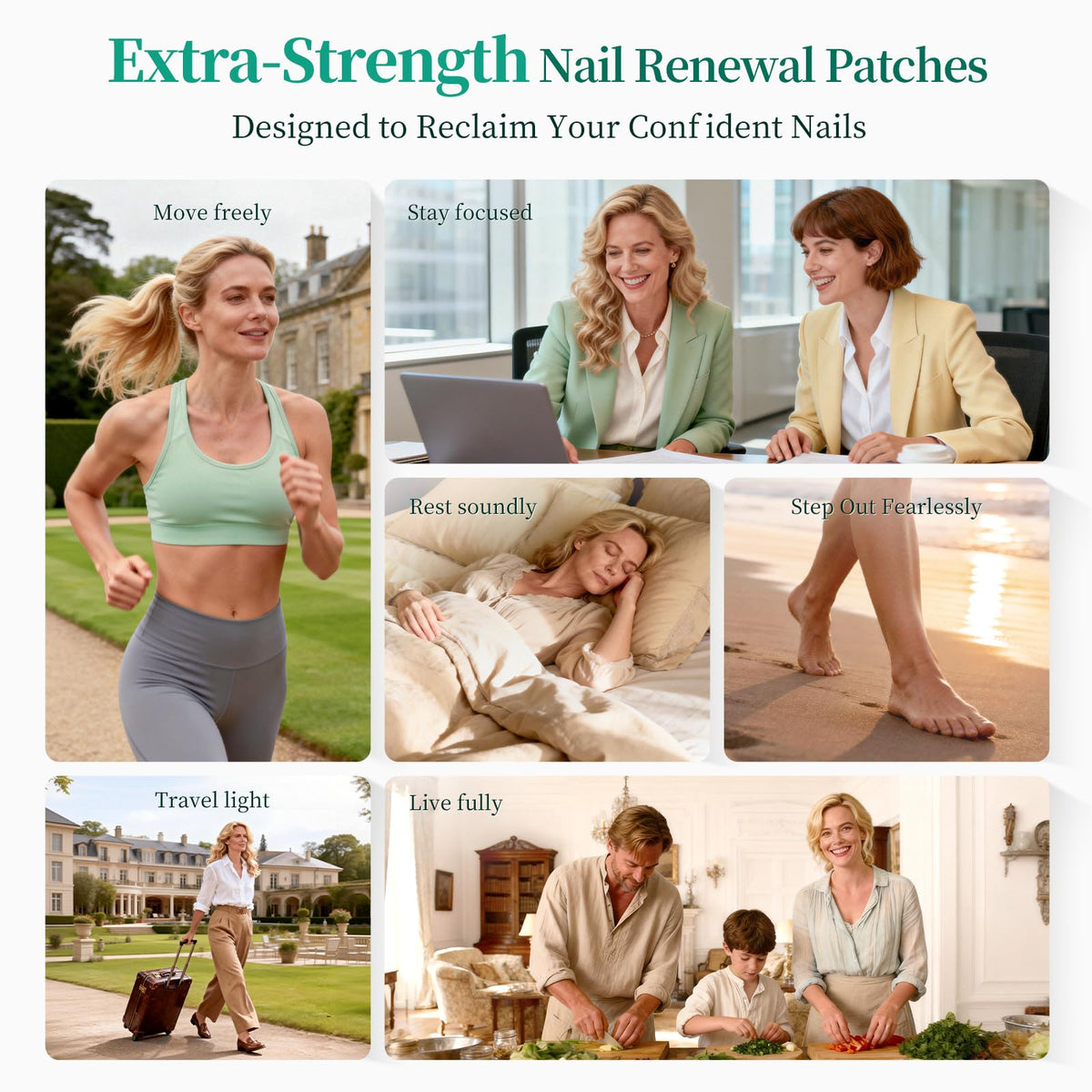 APUREE 1% Tolnaftate Fungal Nail Patches, 8-Hour Overnight Treatment