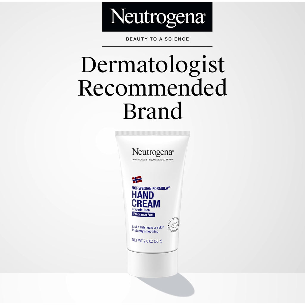 Neutrogena Norwegian Formula Fragrance-Free Hand Cream, 2 oz