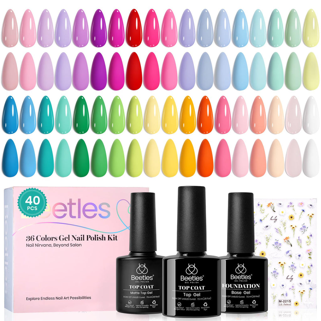 Beetles Gel Polish Set for DIY Nail Art