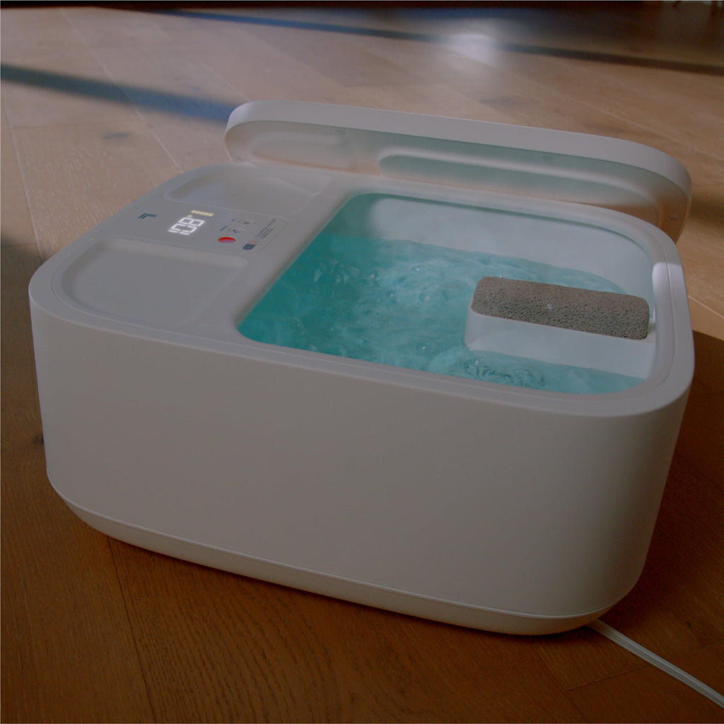 Sharper Image Heated Foot Spa with Bubble Jets, Rollers & Pumice Stone