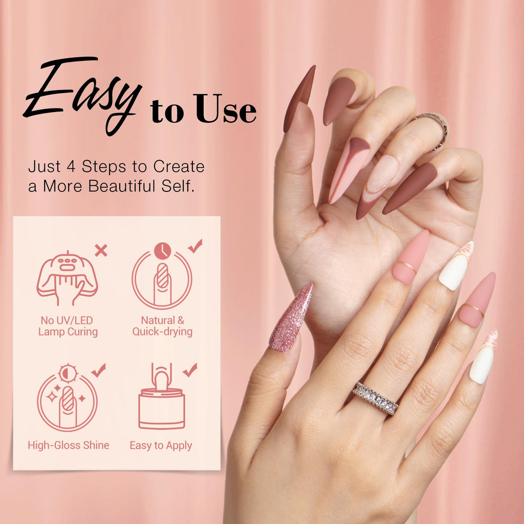 AzureBeauty Dip Powder Nail Kit for DIY Nail Art and Manicure