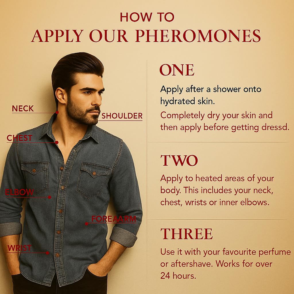 Gay Pheromone Cologne for Men, Alcohol-Free Natural Oil with Orange Blossom