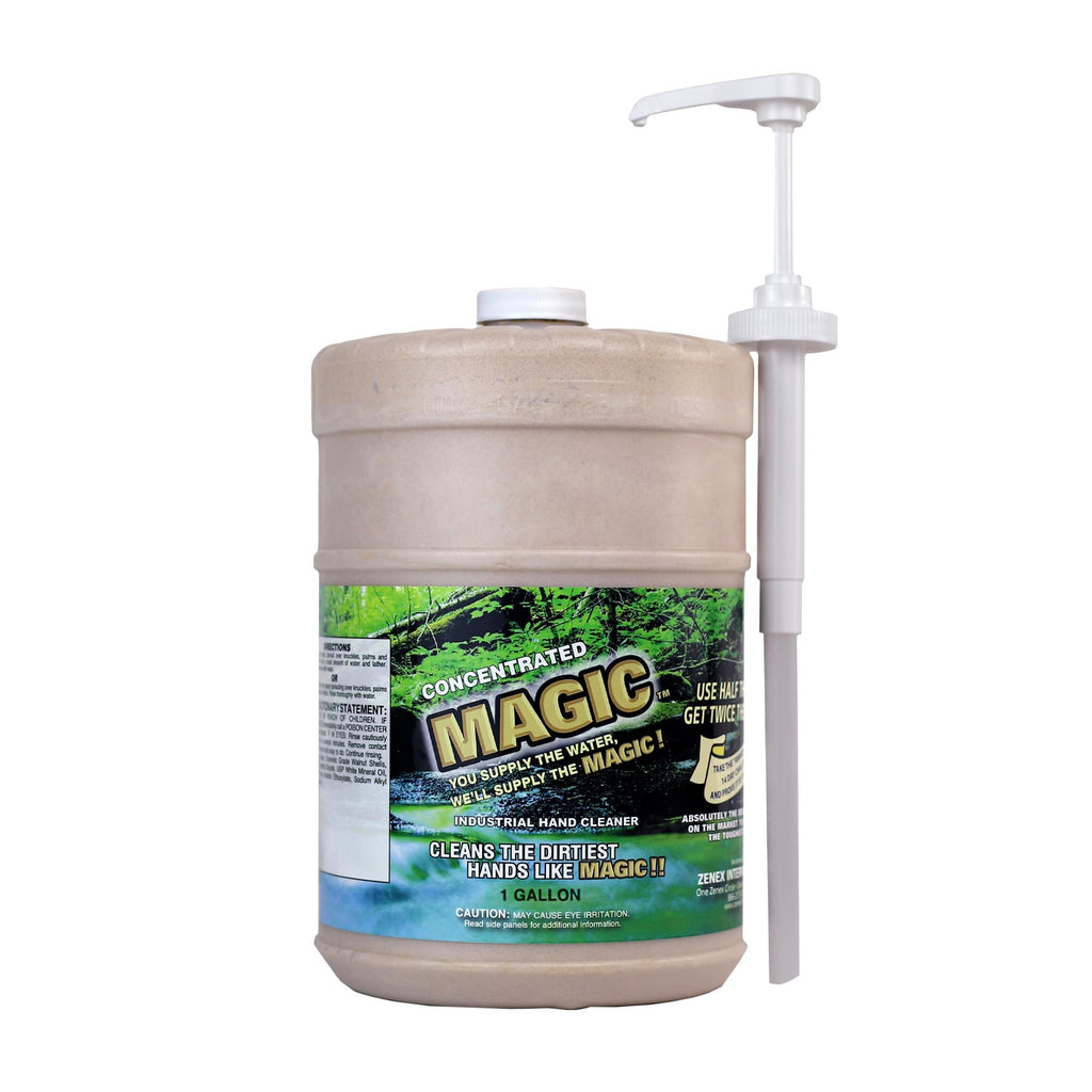Zenex Magic Hand Soap Industrial Hand Cleaner with Walnut Shell Scrubbers