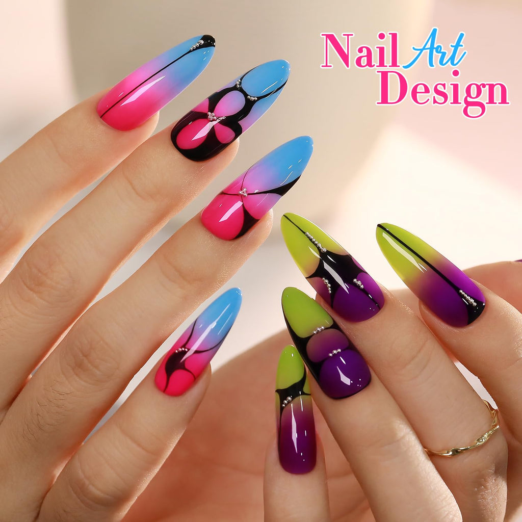 Double Rhythm 28-Piece Gel Nail Polish Set with Base, Top & Building Gels