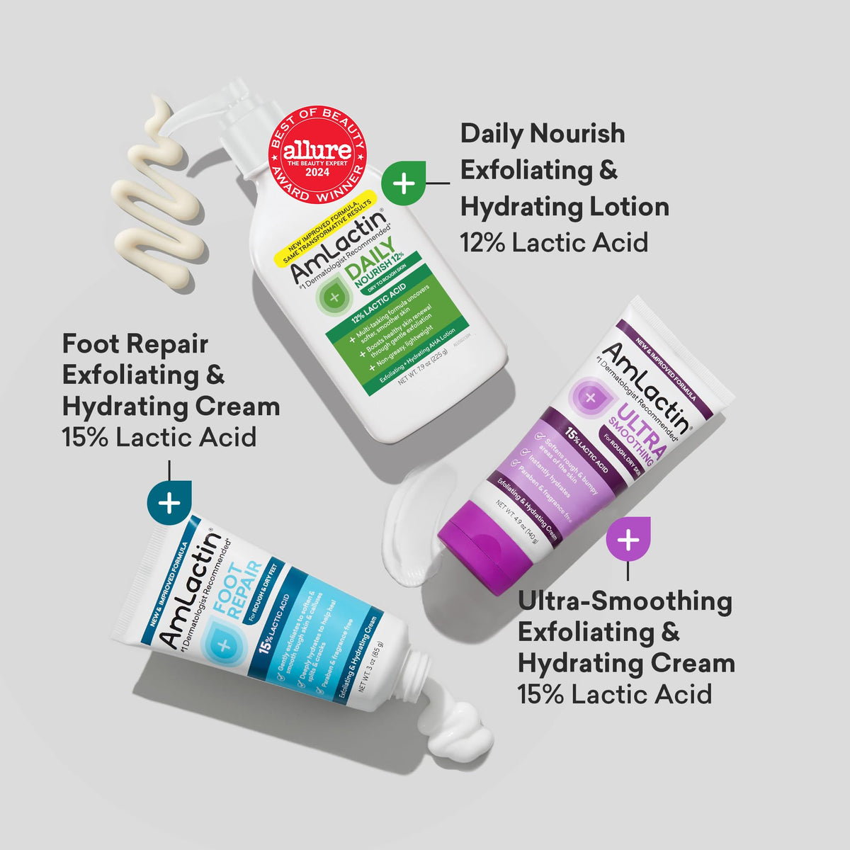 AmLactin Essentials Lactic Acid Skin Care Set