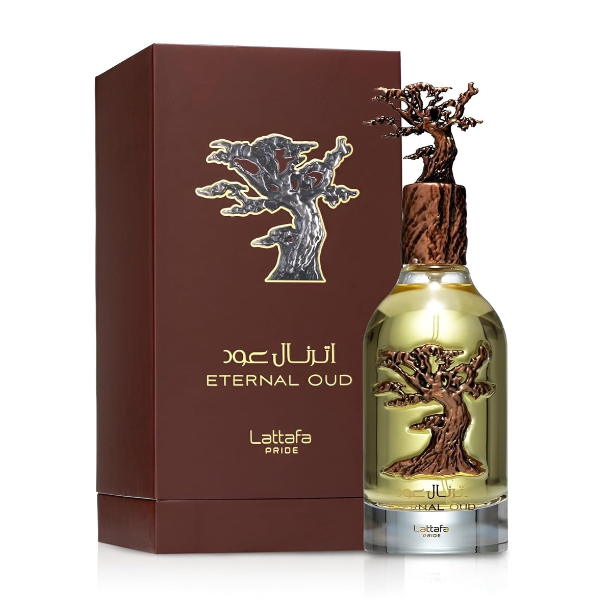 Lattafa Eternal Oud Eau De Parfum Spray, 3.4 Ounce, Unisex