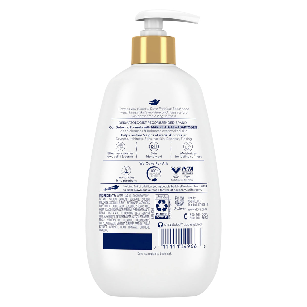 Dove Prebiotic Boost Hand Wash 12 oz