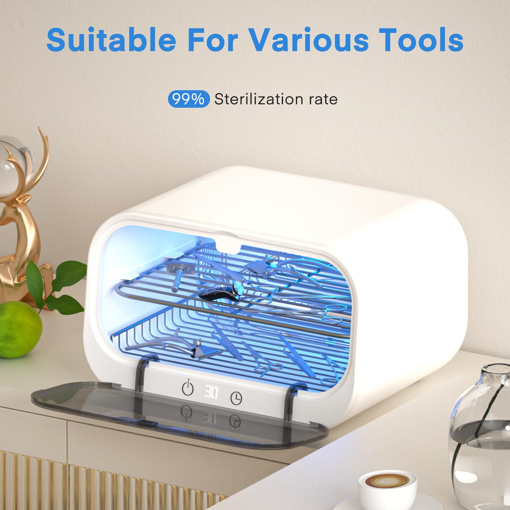 Yofuly 12L Double-Layer Sterilizer and Nail Tool Cleaning Cabinet