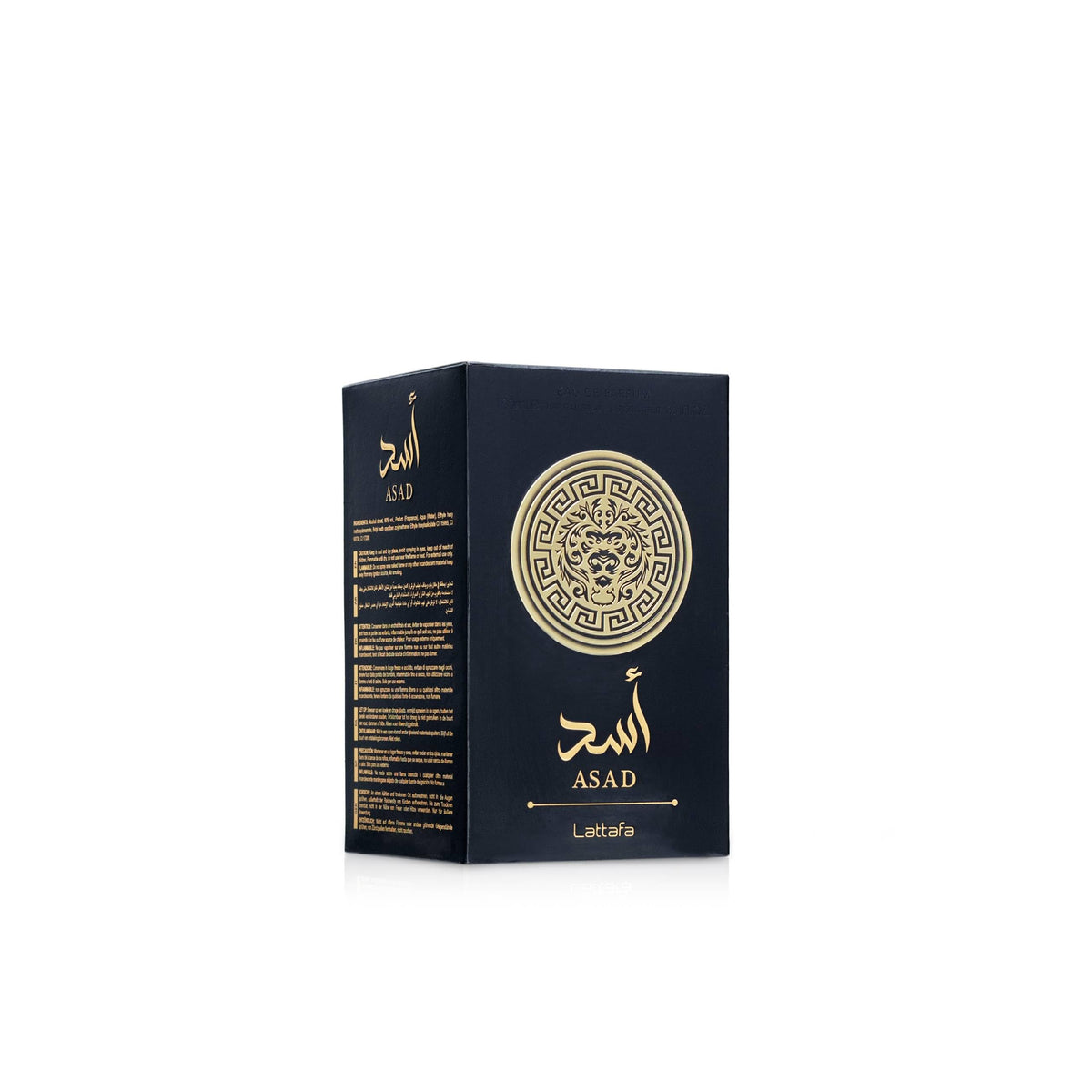 Lattafa Asad Eau de Parfum Spray, Oud and Musk Fragrance, 100 ml