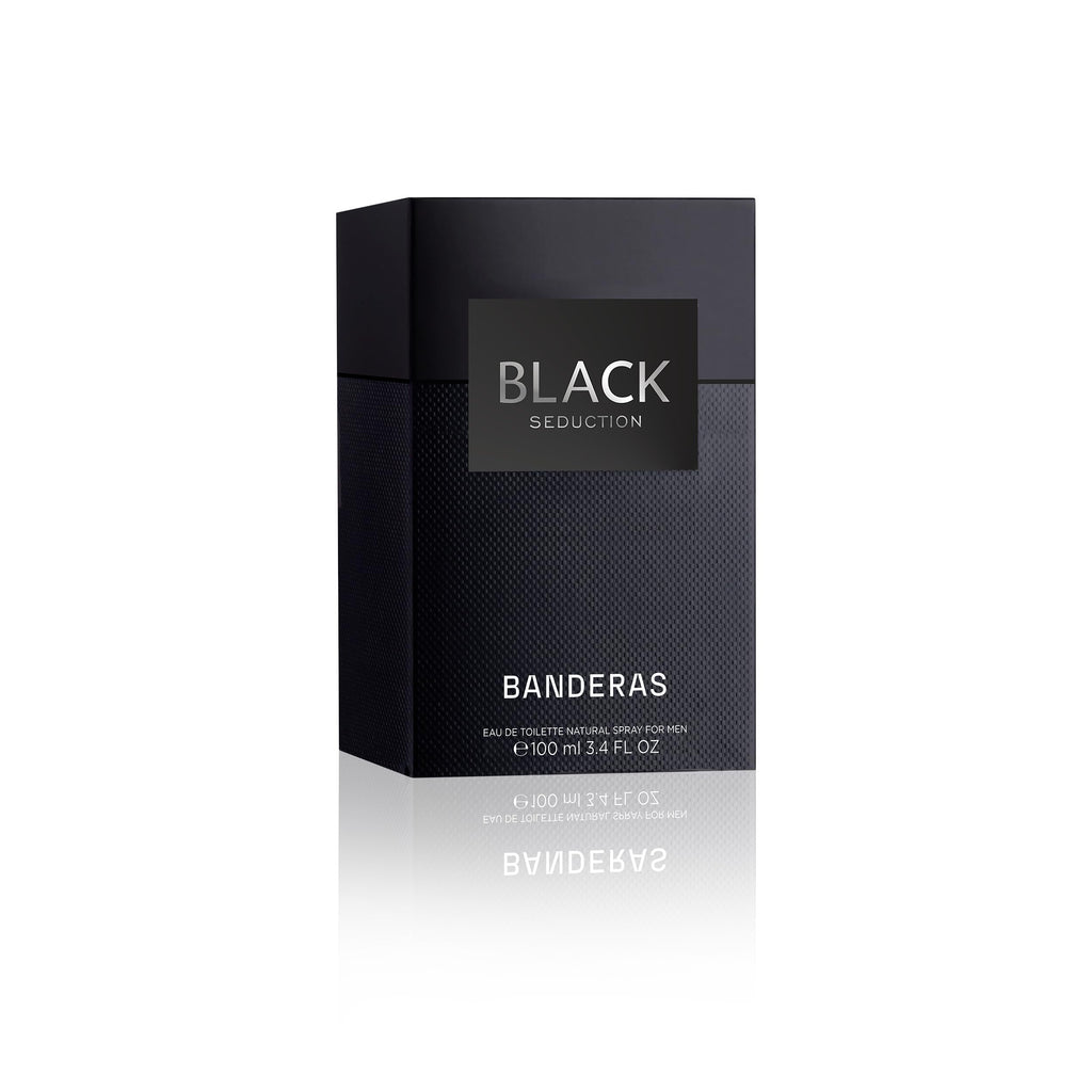 Antonio Banderas Seduction In Black Eau de Toilette Spray for Men, 3.4 oz