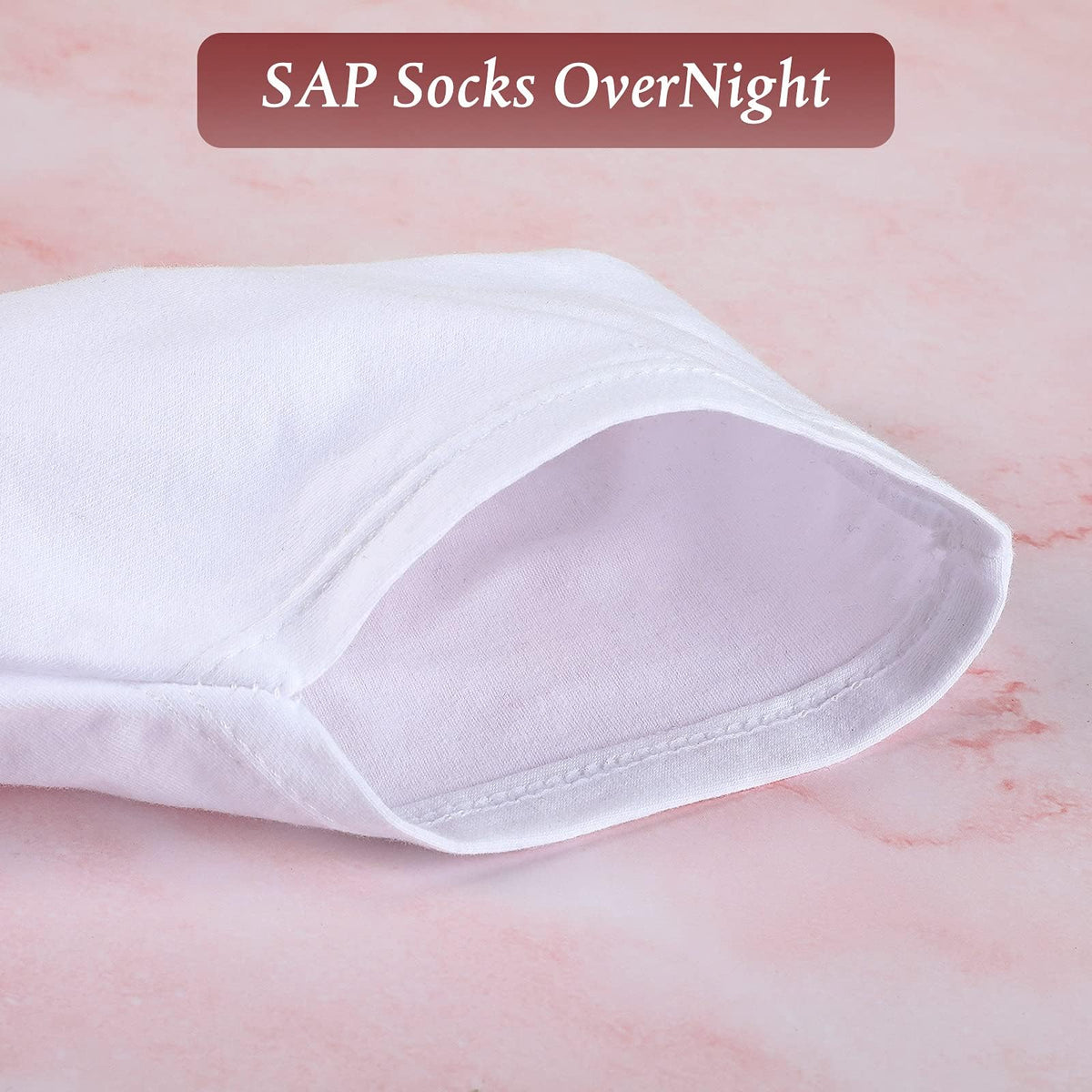 Geyoga Moisturizing Cotton Socks for Dry Feet, Reusable Spa Socks