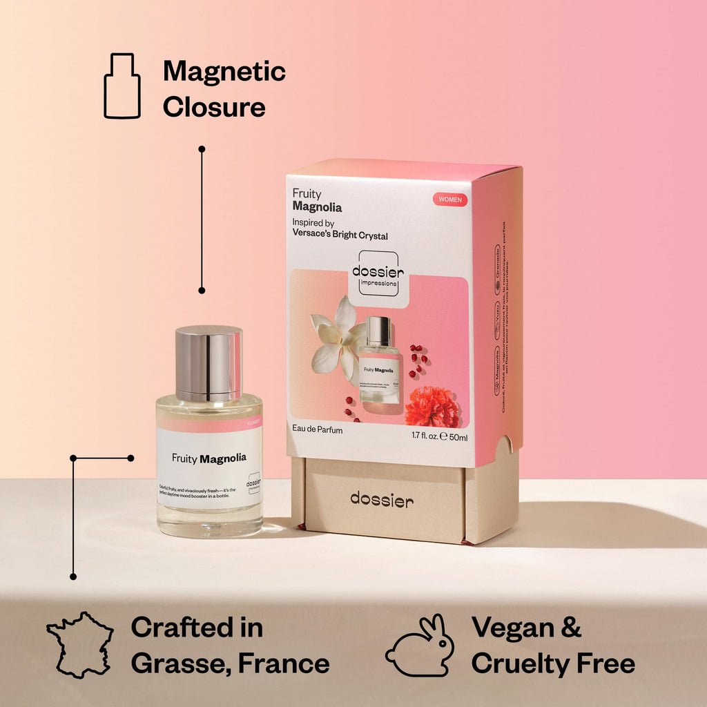 Dossier Fruity Magnolia Eau de Parfum for Women, 1.7 fl oz