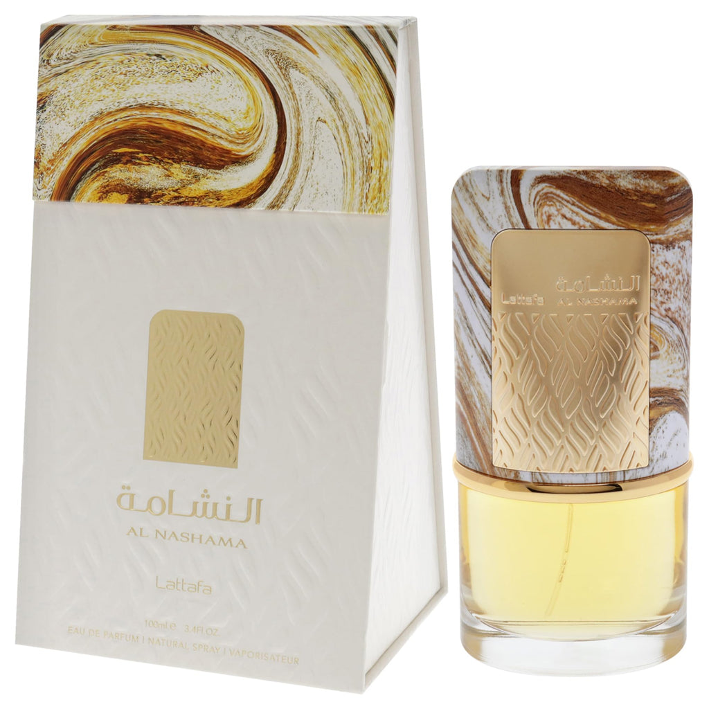 Lattafa Al Nashama Eau de Parfum Spray, Spicy Fruity Woody Amber, Unisex, 100 ml