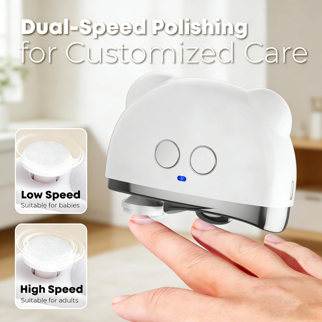 Electric Nail Clipper and Trimmer with LED Light, Filing and Rechargeable Design - White