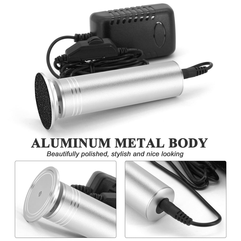 Electric Callus Remover Foot File with Adjustable Speed and 60 Discs