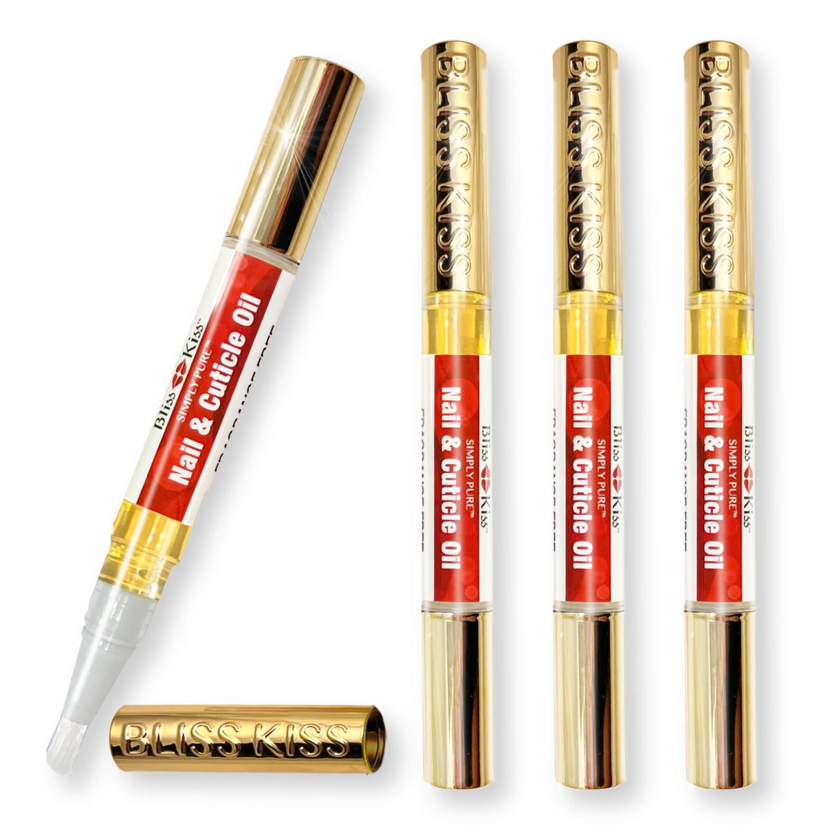 Bliss Kiss Nail Oil Cuticle Pens with Vitamin E & Jojoba