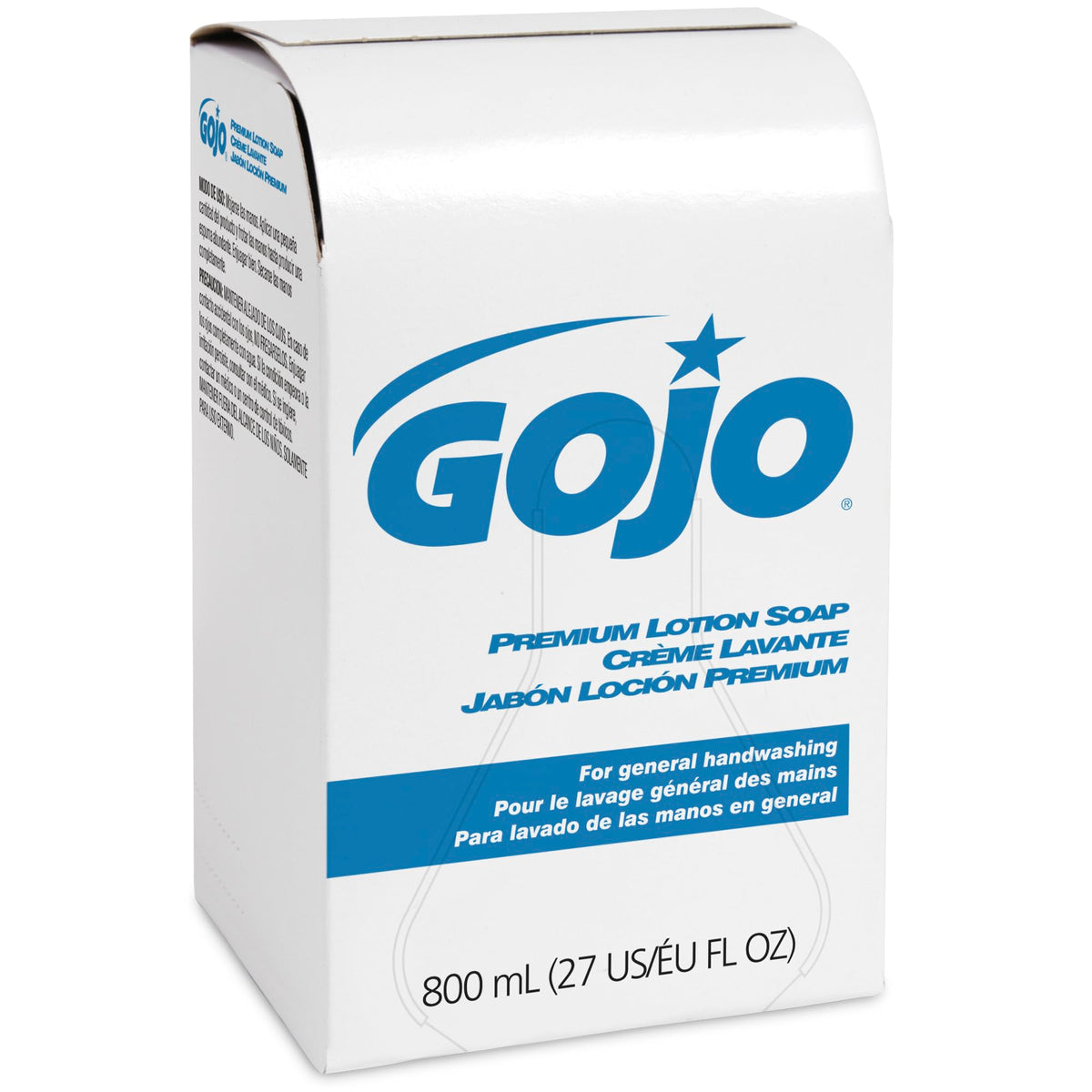 GOJO 800 Series Premium Lotion Soap Refill, Waterfall Scent, 12 Pack