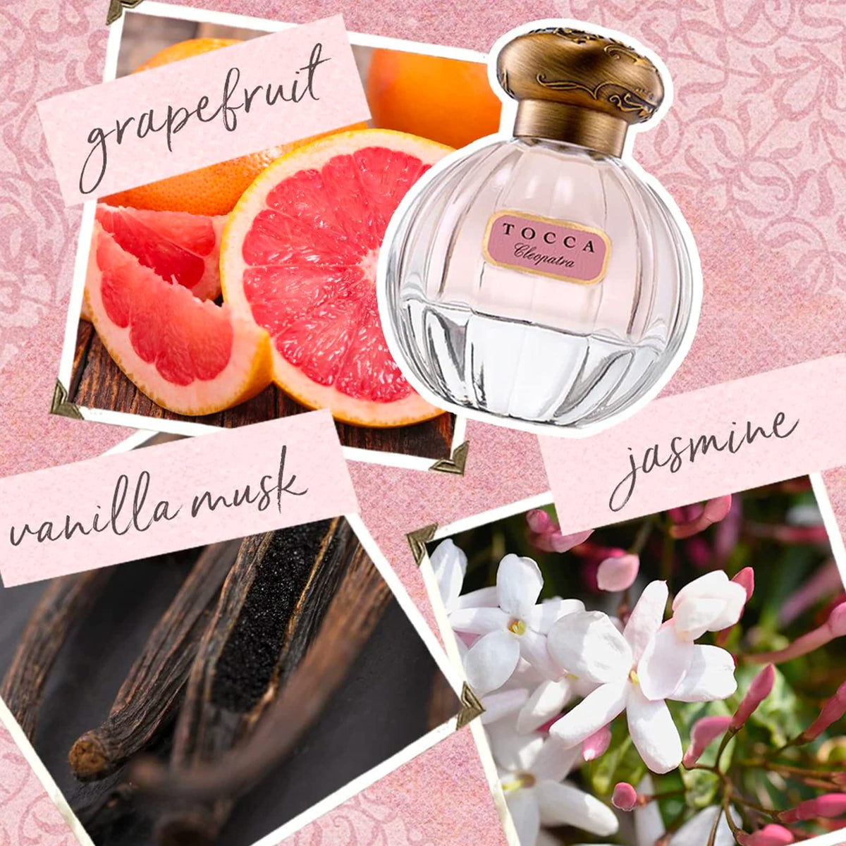 TOCCA Cleopatra Perfume for Women - Warm Floral Fragrance Spray