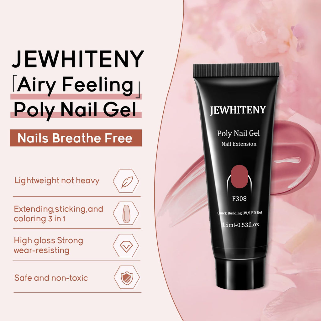 JEWHITENY Poly Gel Nail Extension Kit