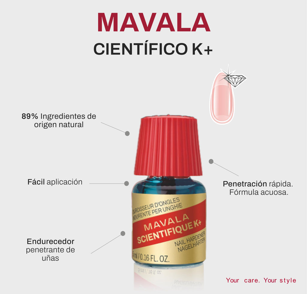 MAVALA Scientifique K+ Nail Hardener Strengthener, 0.16 Fl Oz