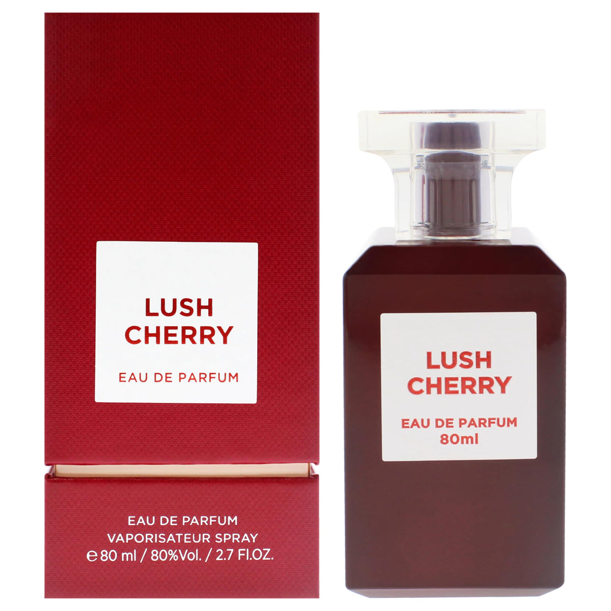 Fragrance World Lush Cherry Eau de Parfum Spray for Women, 2.7 oz