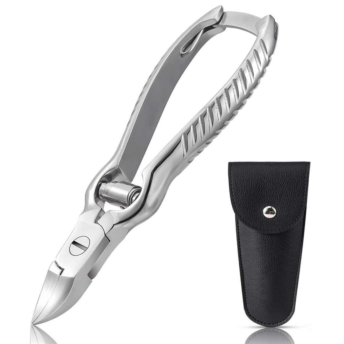 BEZOX Heavy-Duty Stainless Steel Toenail Clippers